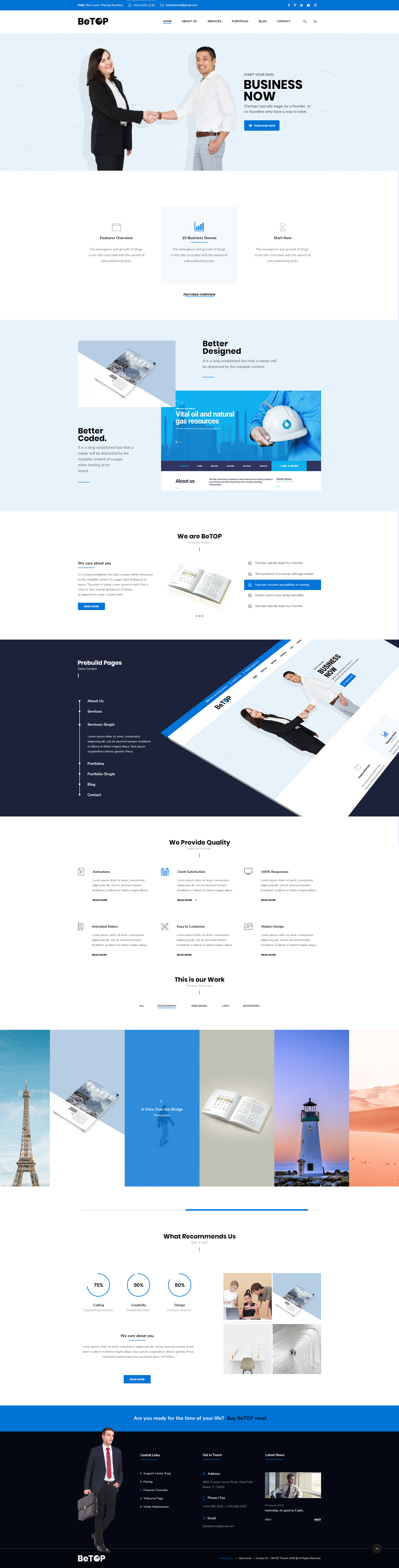 BeTOP – Multipurpose HTML5 Business Template