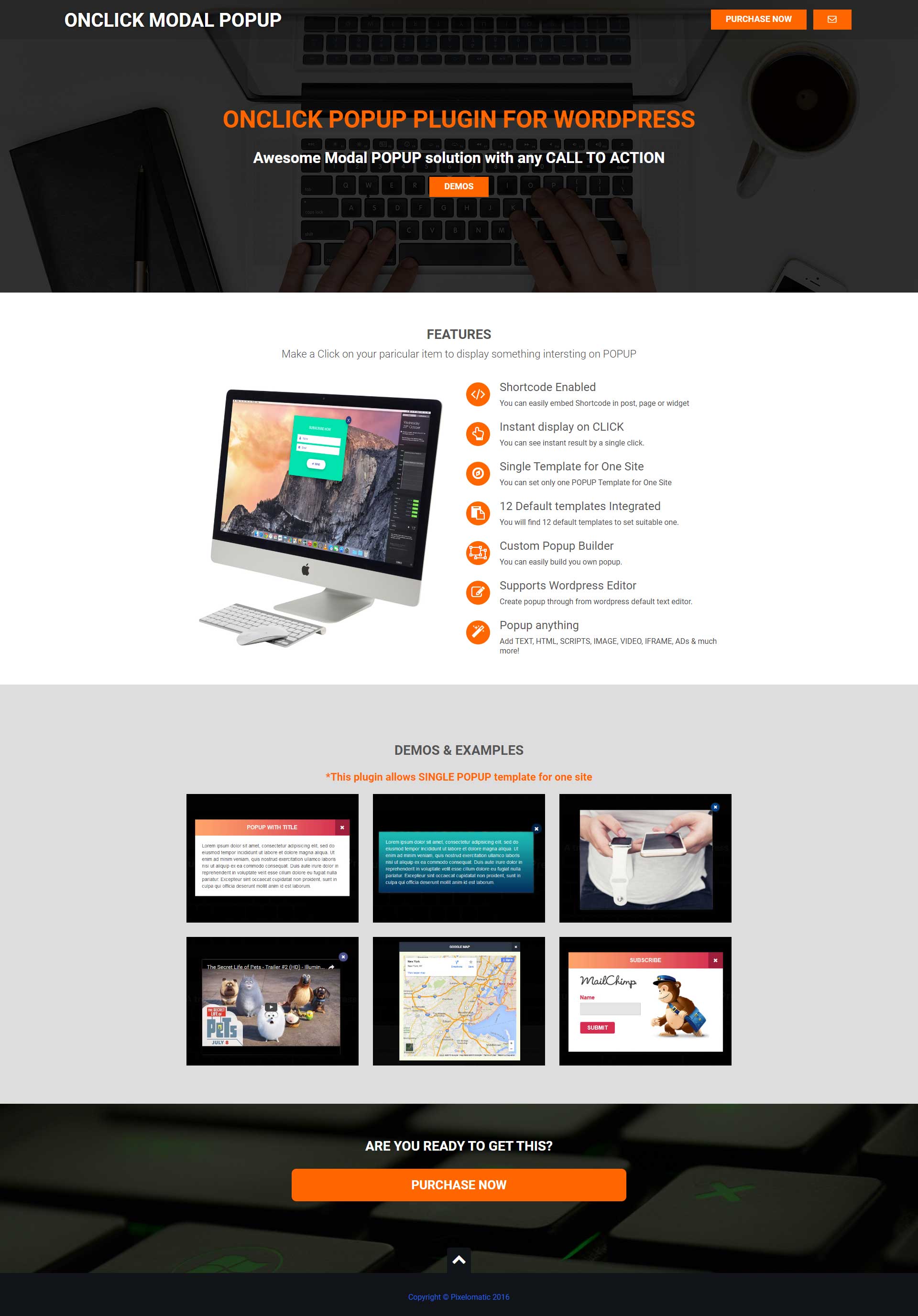 WP OnClick Modal POPUP